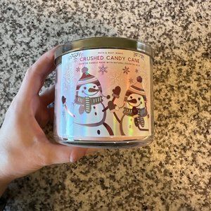 Bath and Body Works Crushed Candy Cane 3-wick Candle